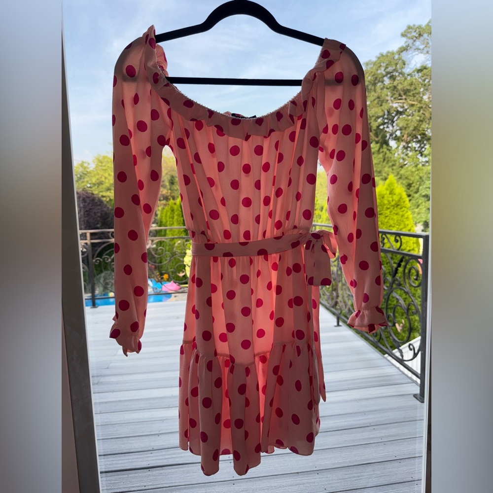 Pink Polka Dot Dress